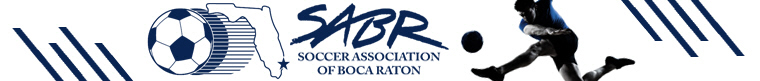 Soccer Association of Boca Raton* banner